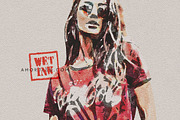 Wet Ink Photo Effect, an Action Add-On by Amorjesu.com (Thumbnail 8 of 27)