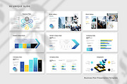 Blue Yellow Modern Business Plan Pre, a Presentation Template by Slide-Agency (Thumbnail 9 of 11)