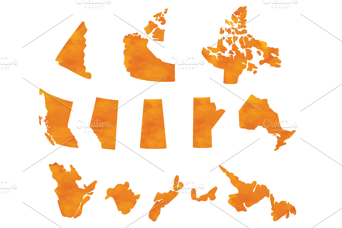 Canada Provinces Territories Clipart, an Illustration by SugarPickle Clip Art (Photo 8 of 11)