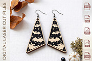 Halloween Earring SVG Collection, an Object Graphic by WoodoraCut (Thumbnail 5 of 11)