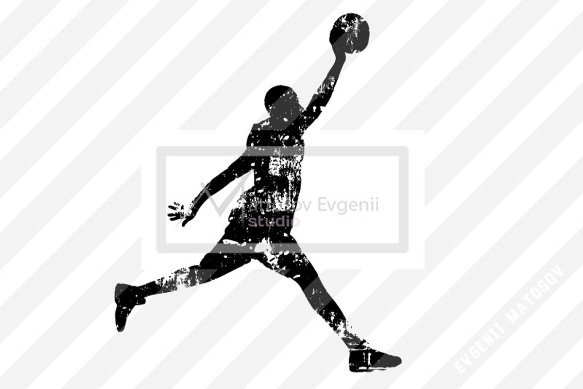 Silhouette of basketball players NBA, a Person Illustration by Matrosovv (Photo 8 of 9)
