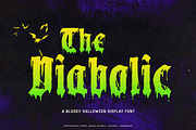 Diabolic - Blackletter Display Font, a Blackletter Font by Angin Studio (Thumbnail 1 of 20)