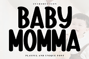 Baby Momma, a Sans Serif Font by InermediaSTUDIO (Thumbnail 1 of 8)