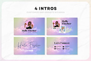 YouTube Branding Kit For Canva, a Social Media Template by OniriqveDesigns (Thumbnail 4 of 10)