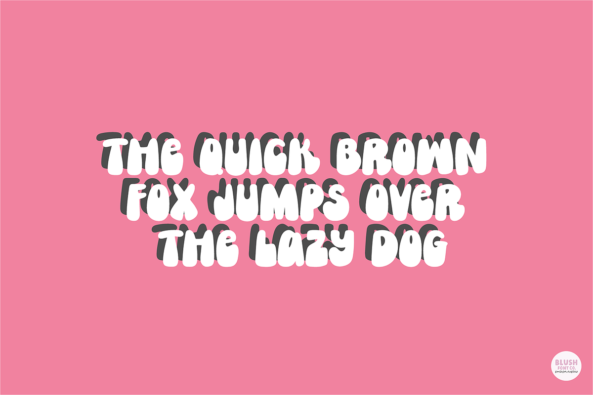 LOVERS an Adorable Retro Font, a Font by Blush Font Co. (Photo 7 of 9)