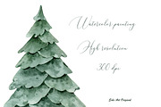 Woodland Landscape Spruce trees, an Illustration by Solo Art Original (Thumbnail 8 of 9)