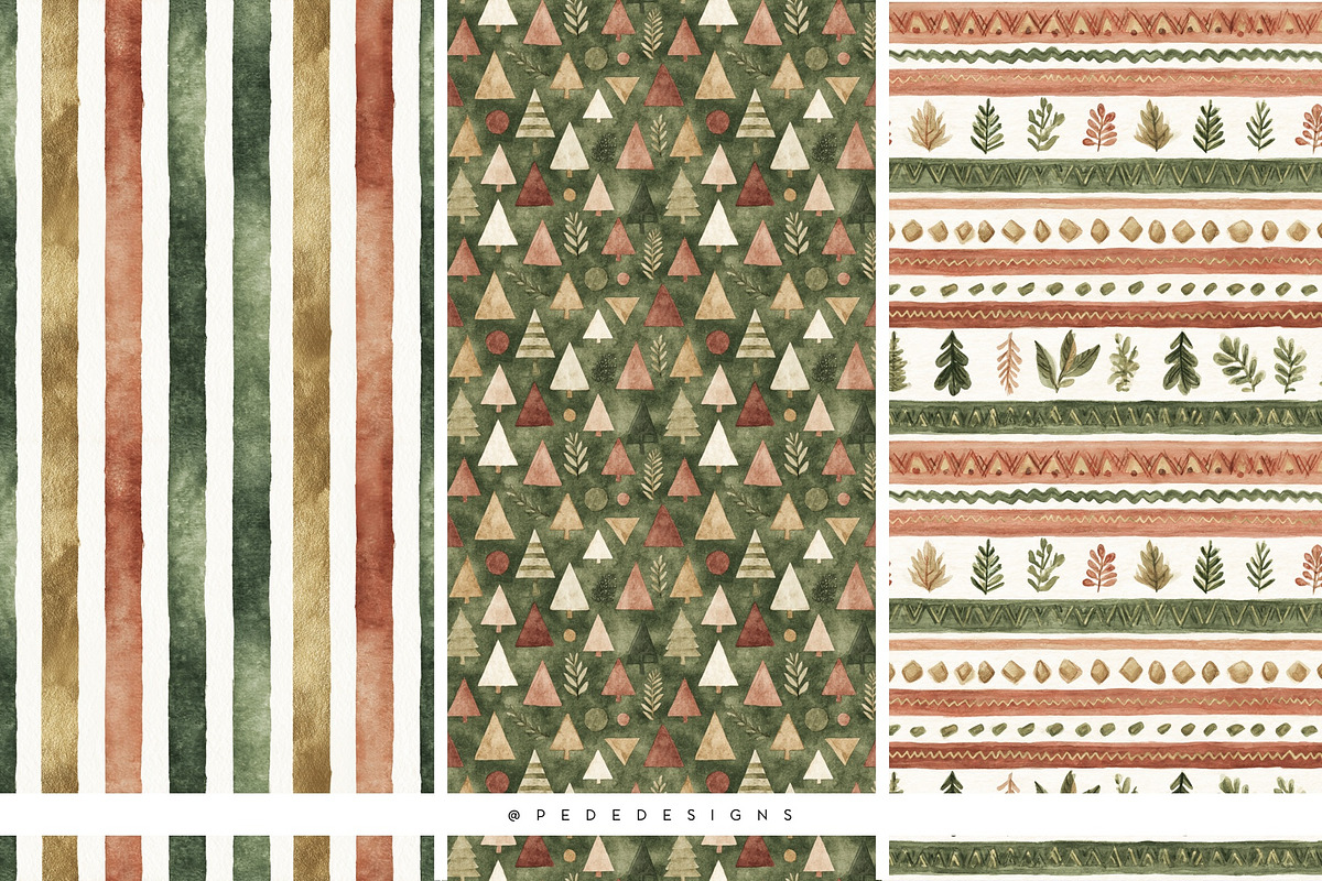 Merry Christmas Collection, a Seasonal Illustration by PeDe Designs (Photo 31 of 31)