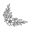 Floral Corner Ornament Clipart Bundl, an Illustration by Creativeshirt (Thumbnail 31 of 48)