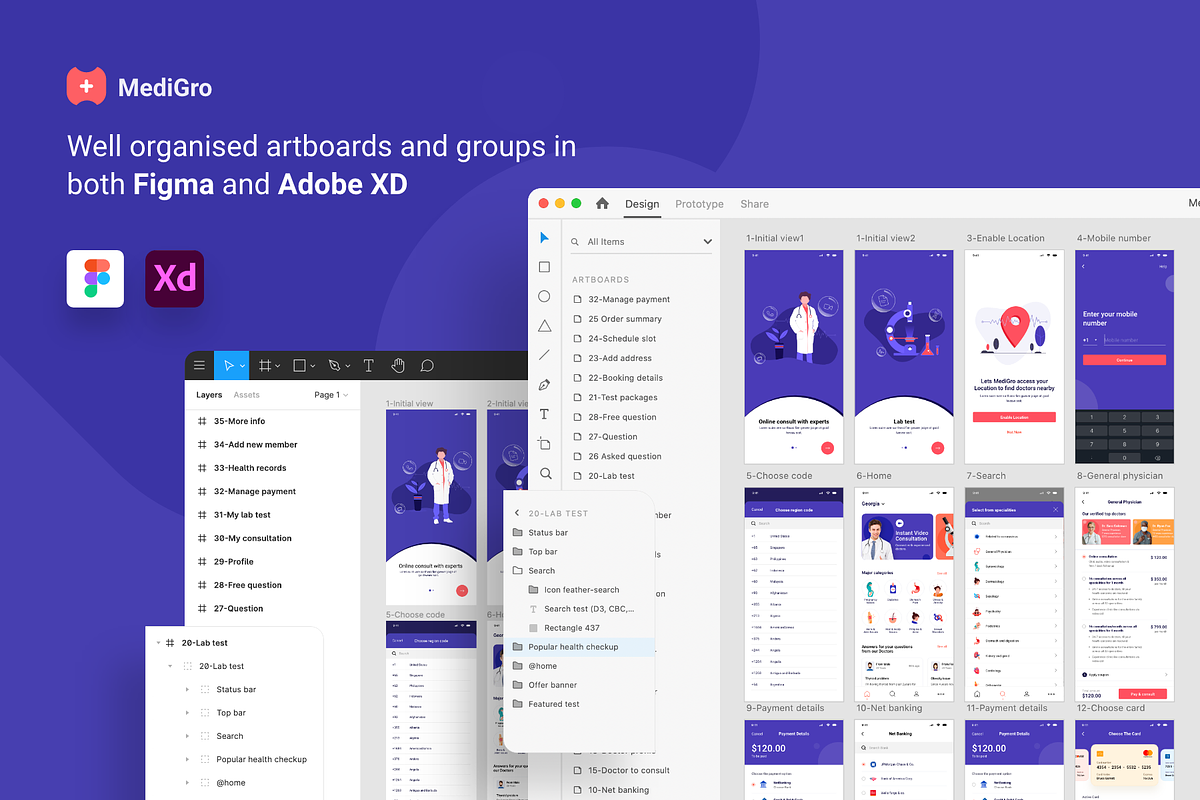 Doctor Appointment - Complete UI Kit, an App Template by Ragul Creates (Photo 7 of 7)