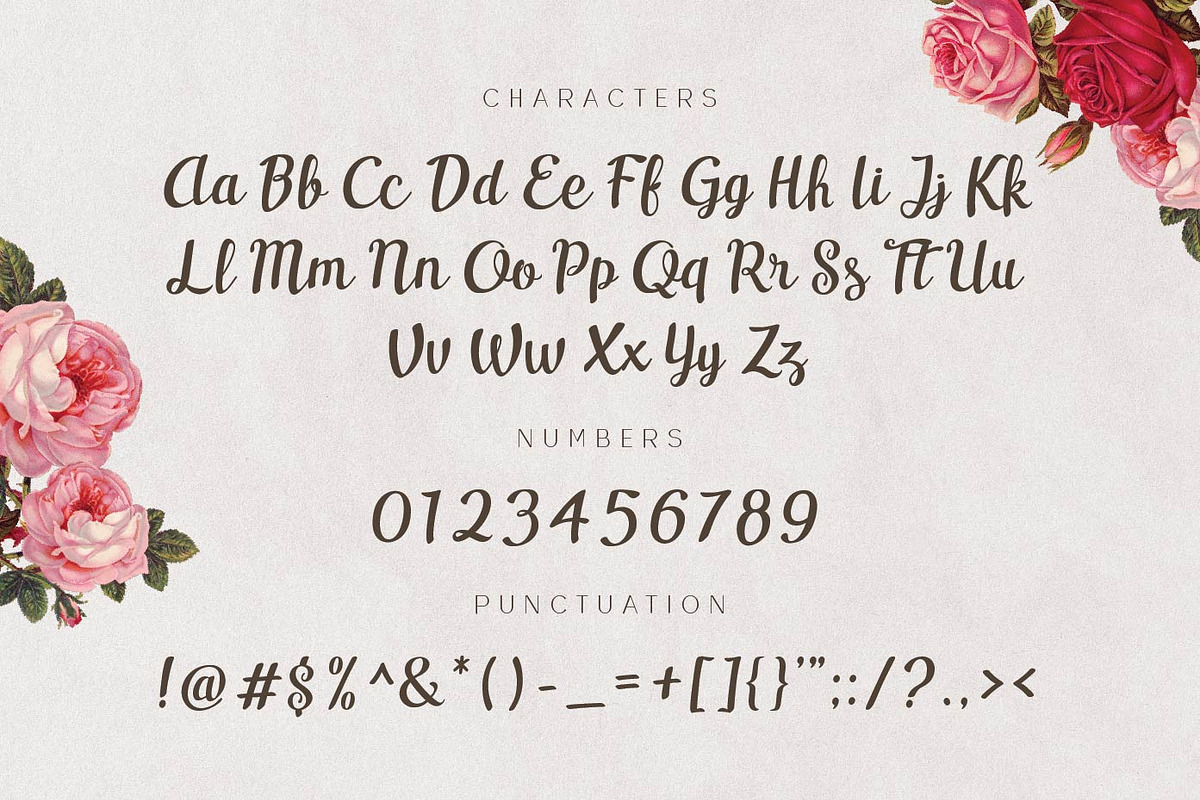 Casseron - Lovely Script Typeface, a Script Font by Patria Ari (P4tcreativa) (Photo 7 of 9)