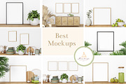 Frame Mockup Bundle - 131, a Print Template by Mockup Shop (Thumbnail 1 of 9)