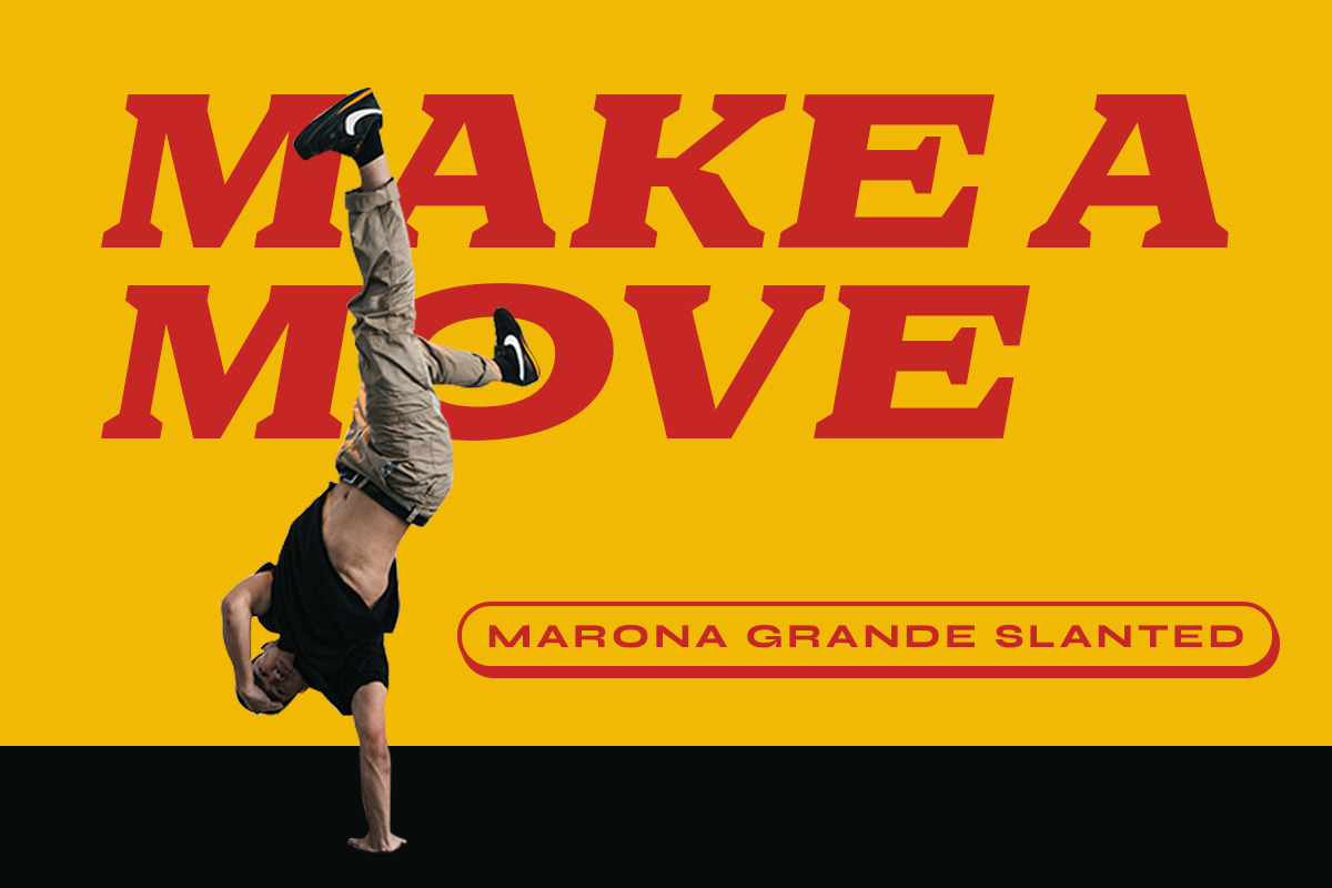 Marona Grande Display, a Slab Serif Font by Letterhend Studio (Photo 2 of 8)