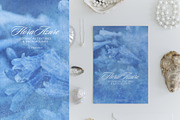 Flora Azure Blue Botanicals, a Background Graphic by alonahaidash (Thumbnail 11 of 15)