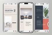 Modern Furniture Social Media Story, a Social Media Template by MightyDesign (Thumbnail 1 of 6)