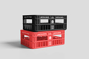 Bottle Crate Mockup, a Packaging Mockup by AndikaGraphic (Thumbnail 4 of 6)