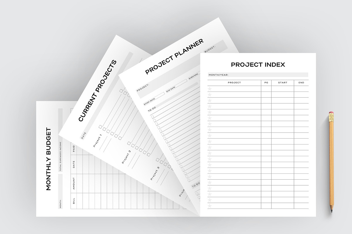 Canva Digital Planner Template, a Stationery Template by Amit Debnath (Photo 5 of 11)