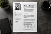 MODERN RESUME TEMPLATE (R17), a Resume Template by dulchaer29 (Thumbnail 3 of 4)