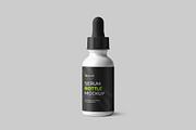 Skincare Serum Dropper Bottle Mockup, a Packaging Mockup by graphypix (Thumbnail 1 of 4)