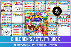 Children's Activity Book | Puzzles