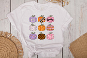 Halloween Pumpkins PNG, a Work Illustration by CraftArtStudio (Thumbnail 3 of 4)