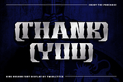 KING HOSHUN | Display Hero Font, a Serif Font by twinstd (Thumbnail 13 of 13)