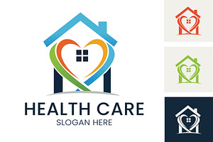 Home Health Care Logo Template, a Branding & Logo Template by Walldecorated