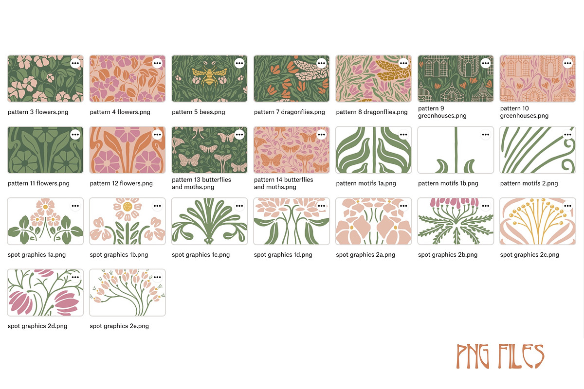 Art Nouveau Graphics Set, an Object Graphic by Liz Kohler Brown (Photo 26 of 27)