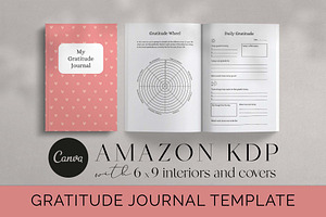 KDP Canva Template Gratitude Journal