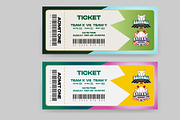 Sports Ticket Card. modern element, a Stationery Template by Kazi Hossain (Thumbnail 2 of 4)