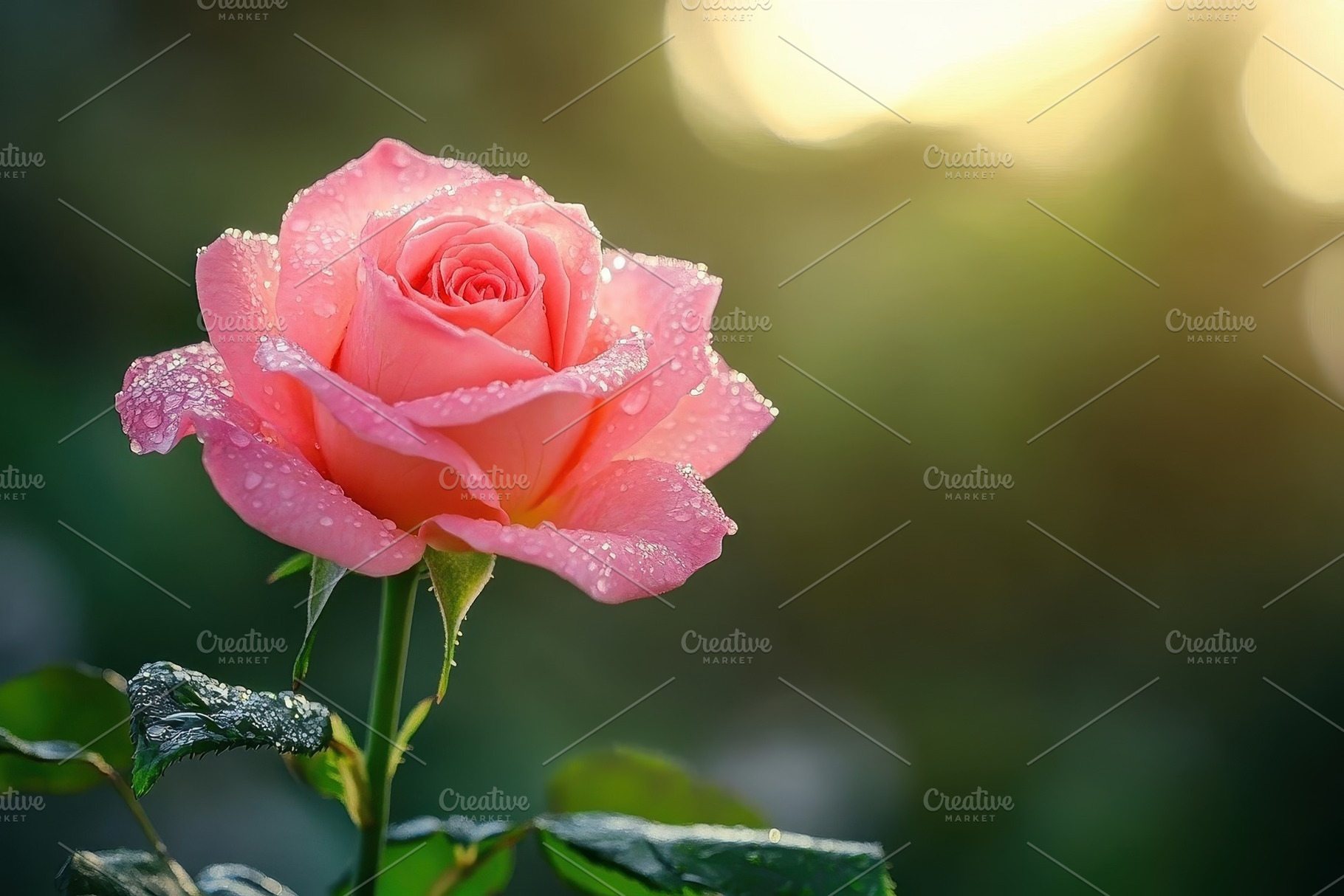 Beautiful rose flower blooming in a, a Photo by Iftikhar Alam