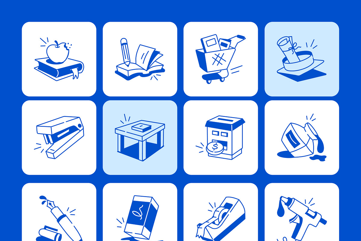 School Doodles Icon, an Outline Icon by Vectors Market (Photo 7 of 9)