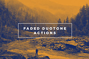 Faded Duotone Photoshop Actions