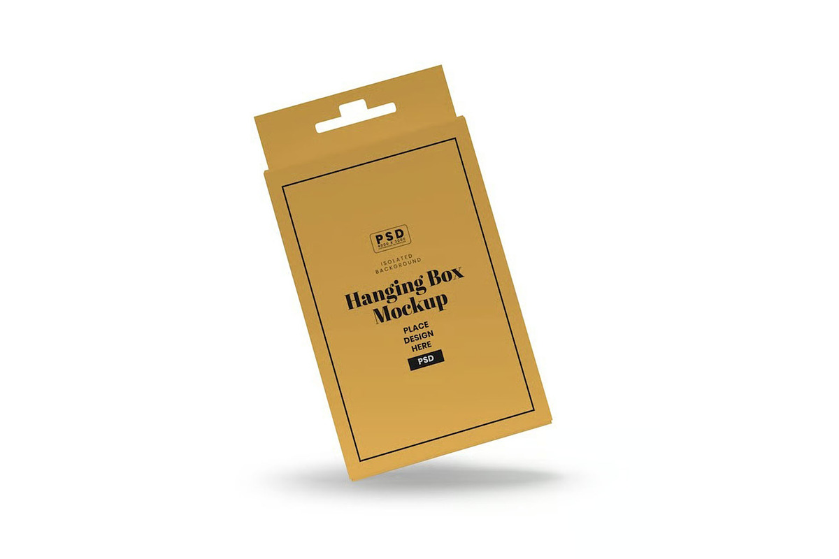 Hanging Box Mockup Template, an Advertising Mockup by DesignRushMarket (Photo 2 of 6)