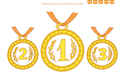 Trophy & Awards Vector Set, an Object Illustration by Ilia Design (Thumbnail 4 of 8)