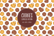 Cookies, biscuits pattern, an Illustration by Cmeree (Thumbnail 1 of 3)
