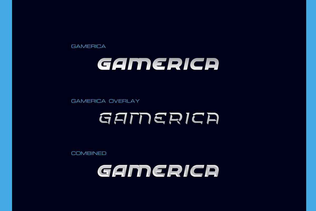 GAMERICA DISPLAY FONT preview 2
