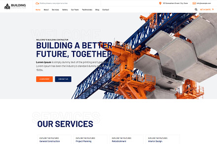 Building Contractor WordPress Theme, a WordPress Template by Your Theme Shop