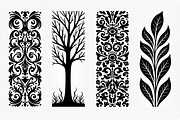 Leaf and Tree Vector Bundle, an Illustration by Creativeshirt (Thumbnail 4 of 9)