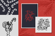 Christmas Feast | Hand drawn clipart, a Seasonal Illustration by Favete Art (Thumbnail 7 of 10)