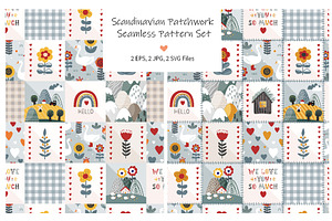 Scandinawian Patchwork Seamless