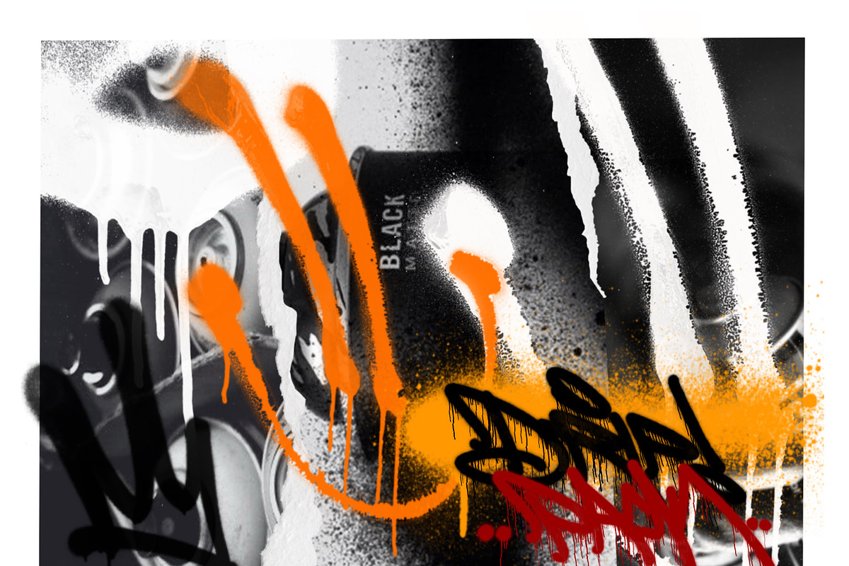Real Graffiti Drip Pack - Procreate, a Brushes & More by Torus1 (Photo 3 of 4)
