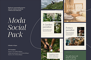Moda Social Media Pack, a Marketing Template by Design by Barton (Thumbnail 1 of 7)