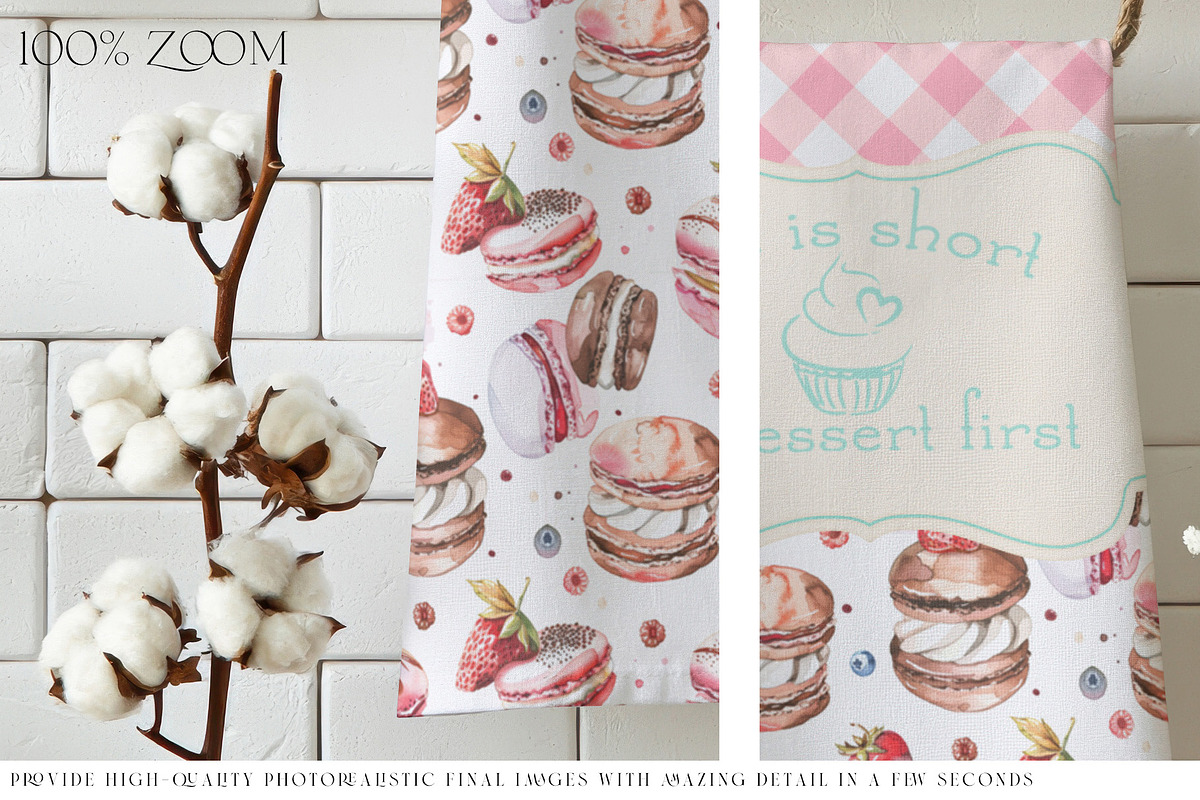 Kitchen Towel Mockups, a Household Mockup by mock-ups (Photo 12 of 15)