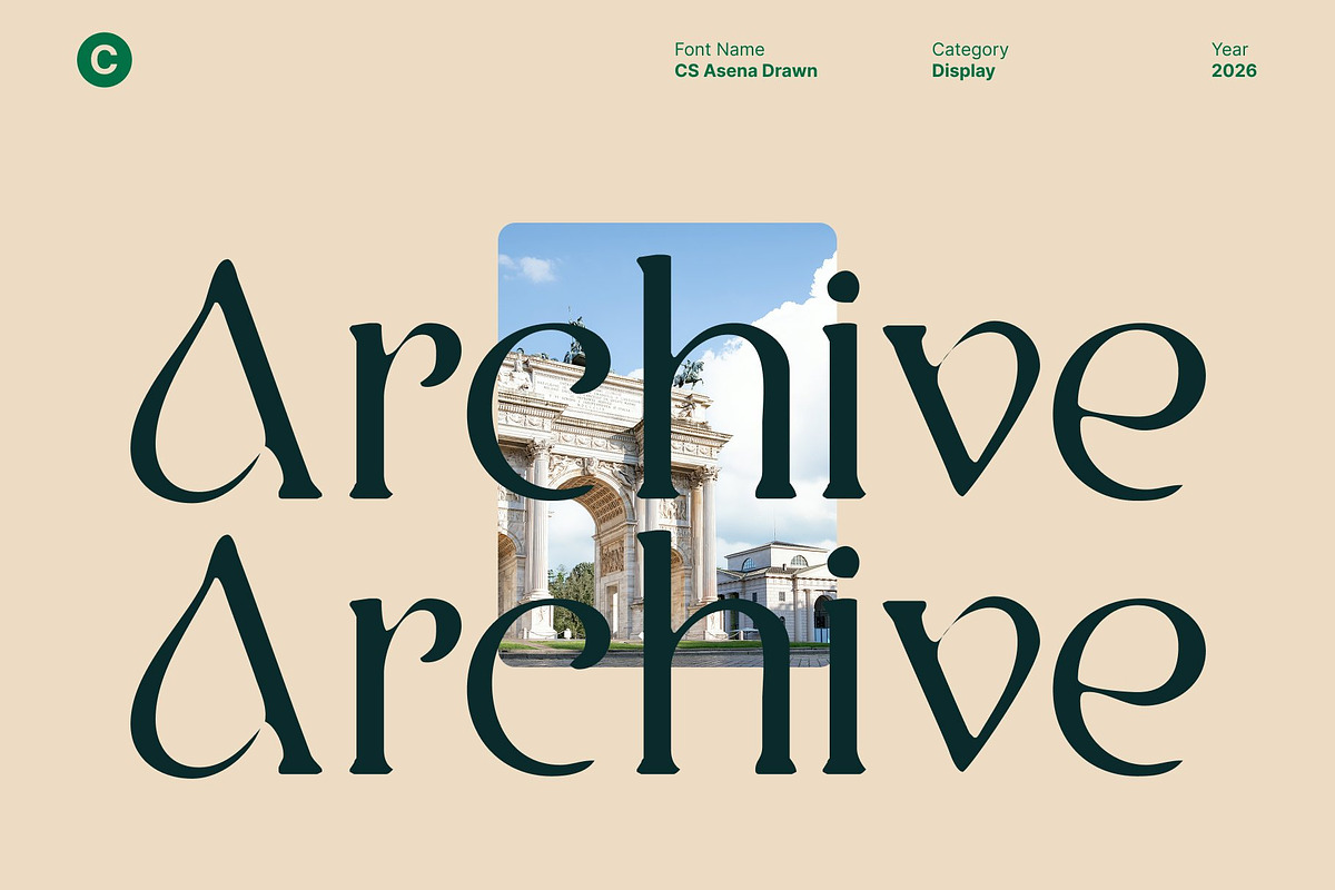 CS Asena Drawn, a Serif Font by Craft Supply Co. (Photo 7 of 8)