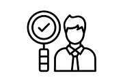 Recruitment Line Icon, an Icon by Pexelpy (Thumbnail 1 of 2)