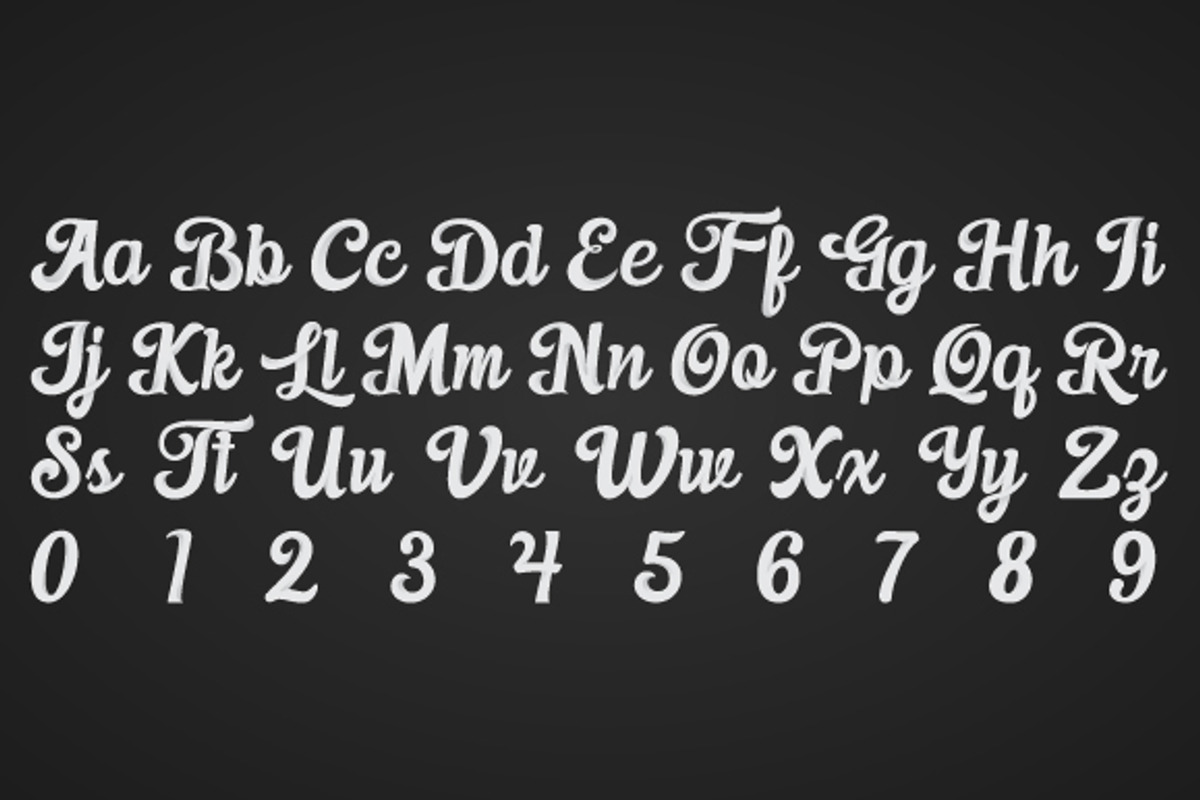 Beautiful Letters and Numbers preview 3
