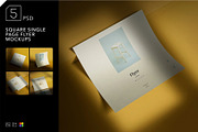 Flyer Mockup, an Advertising Mockup by megostudi0 (Thumbnail 1 of 7)