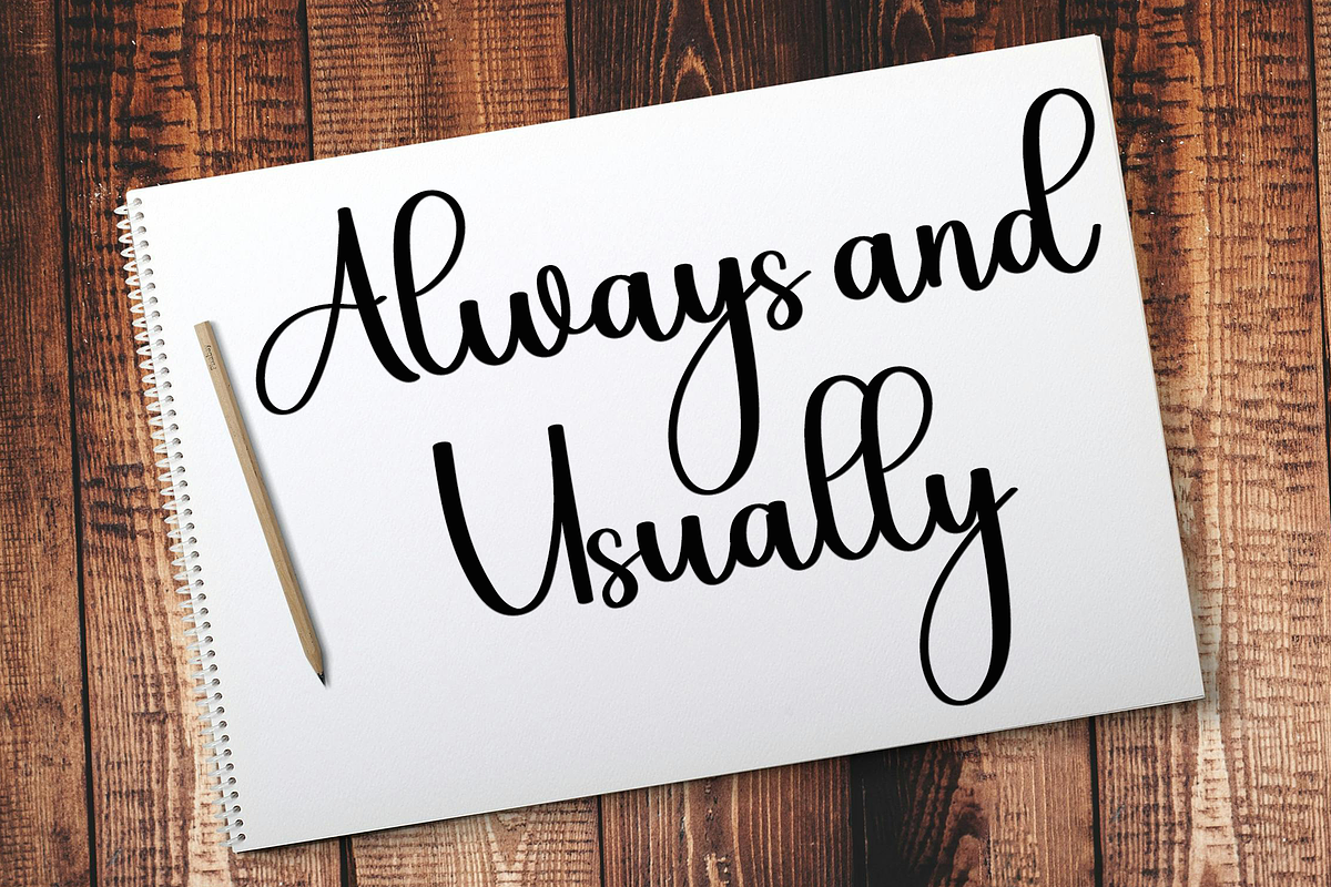 Family Birthday, a Handwritten Font by InermediaSTUDIO (Photo 2 of 7)