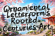 SumiBlossom - Japanese Art Font, a Script Font by HypeWorksCo (Thumbnail 9 of 13)