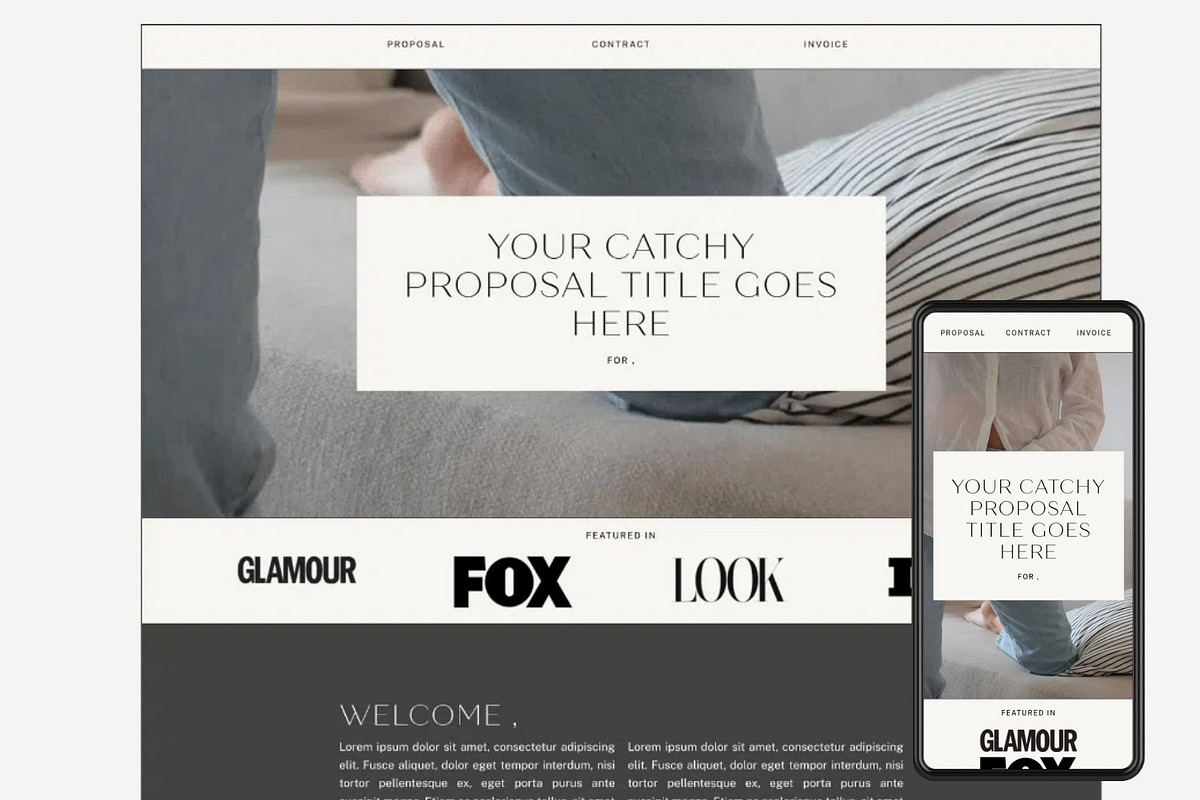 Dubsado Proposal Template | Sophia, a Websites & App Template by Sarah Worboyes Designs (Photo 1 of 6)